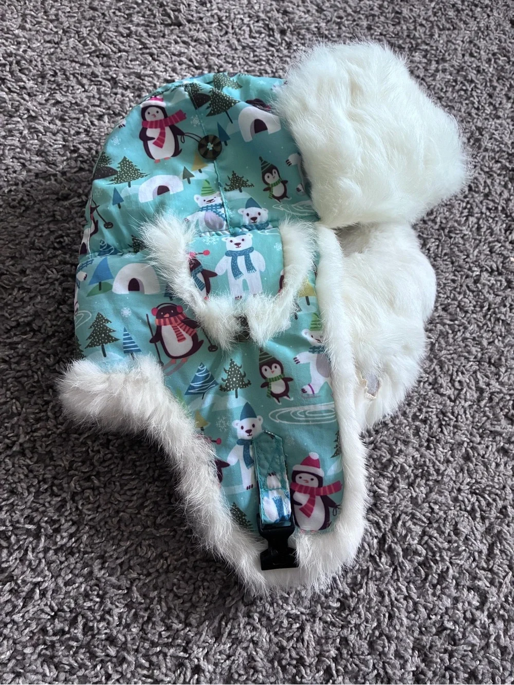 Mad Bomber Toddler Hat (buckle gone)